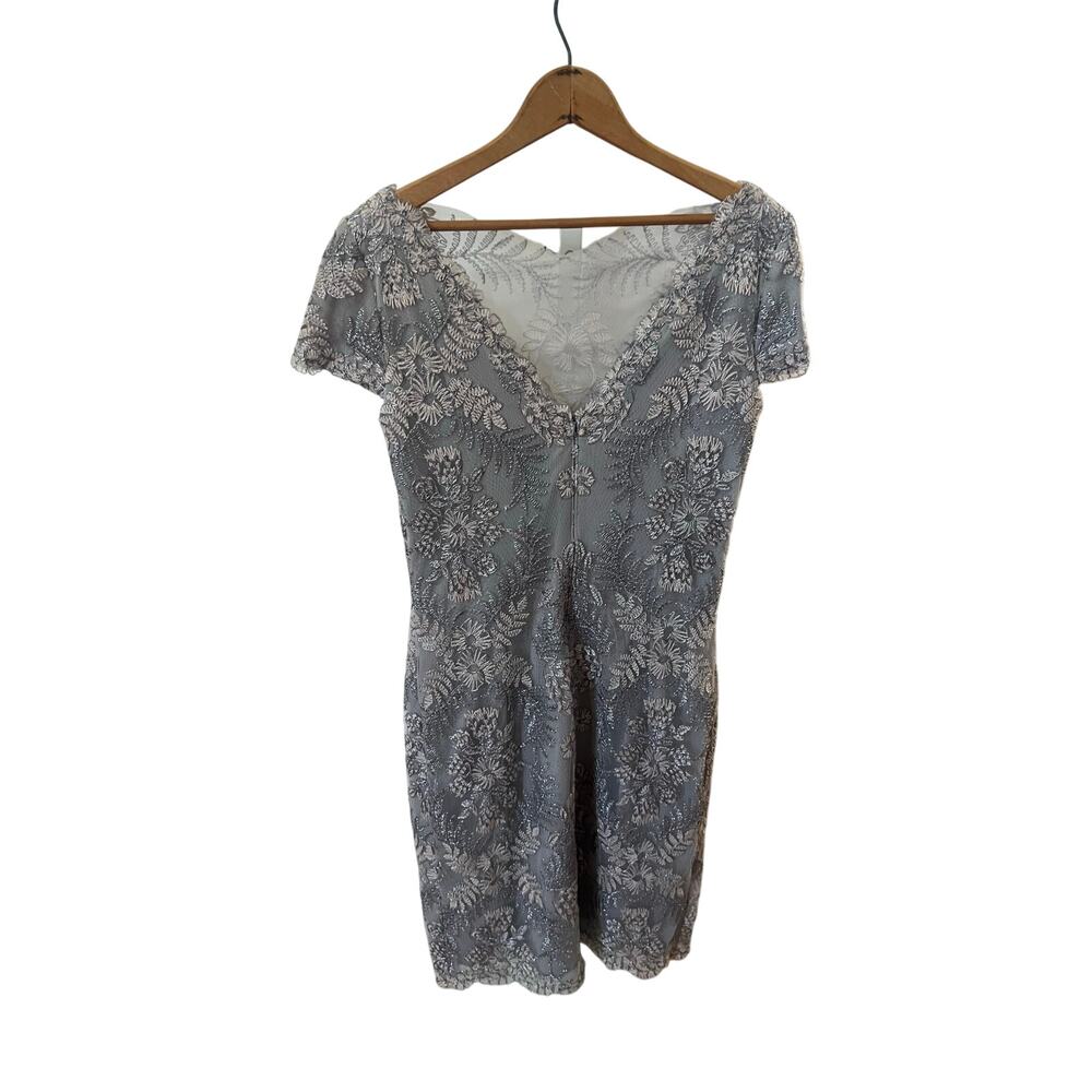TADASHI SHOJI‎ SS EMBROIDERY LACE DRESS SIZE 8